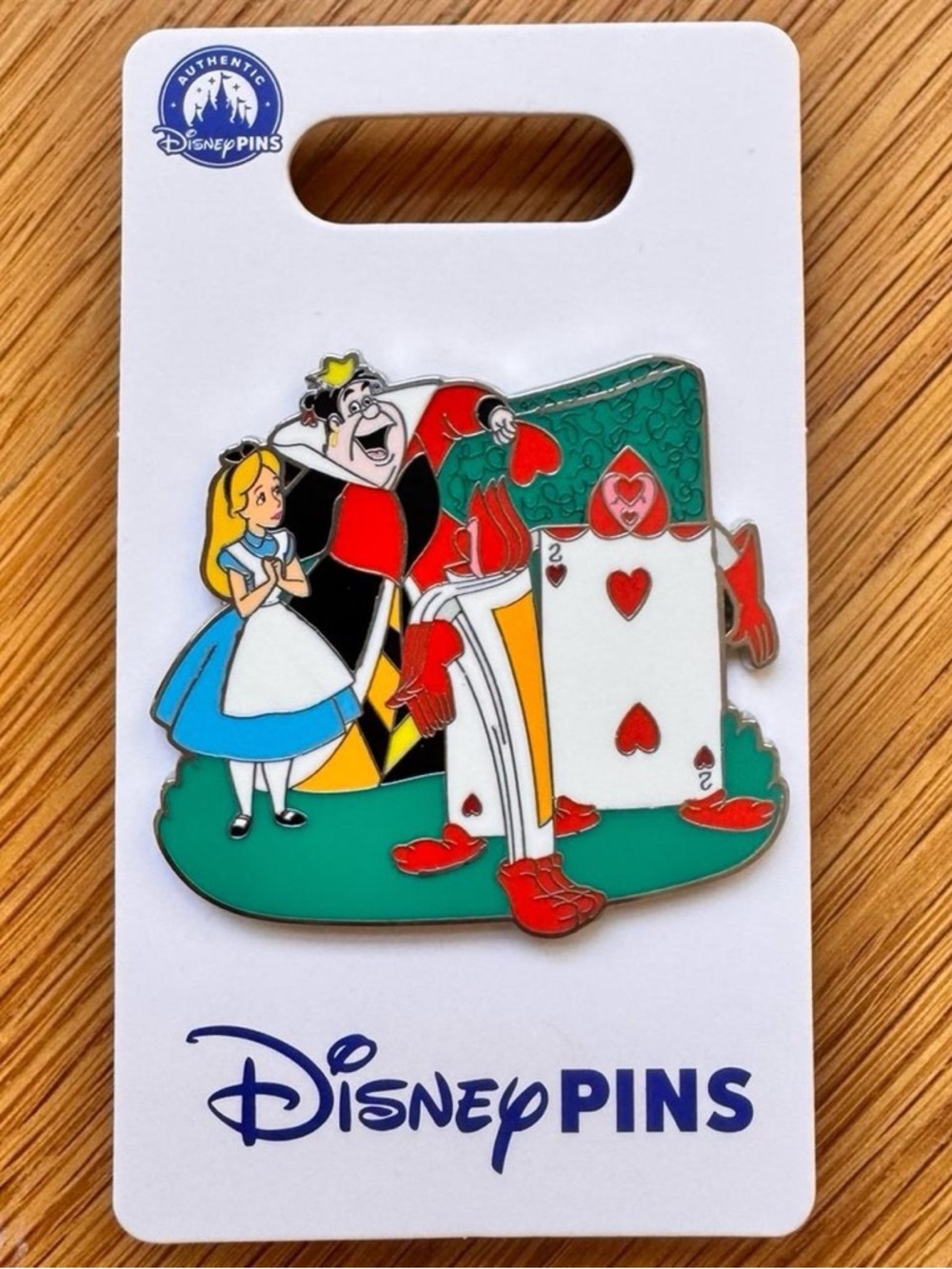 New Disney Parks 2024 Alice In Wonderland Queen of Hearts Pin